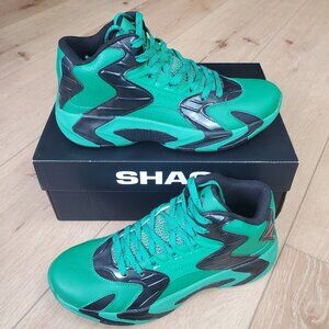 Shaq Devastator Mens Sz 8.5 Basketball Shoes Green Athletic Mid Sneakers School